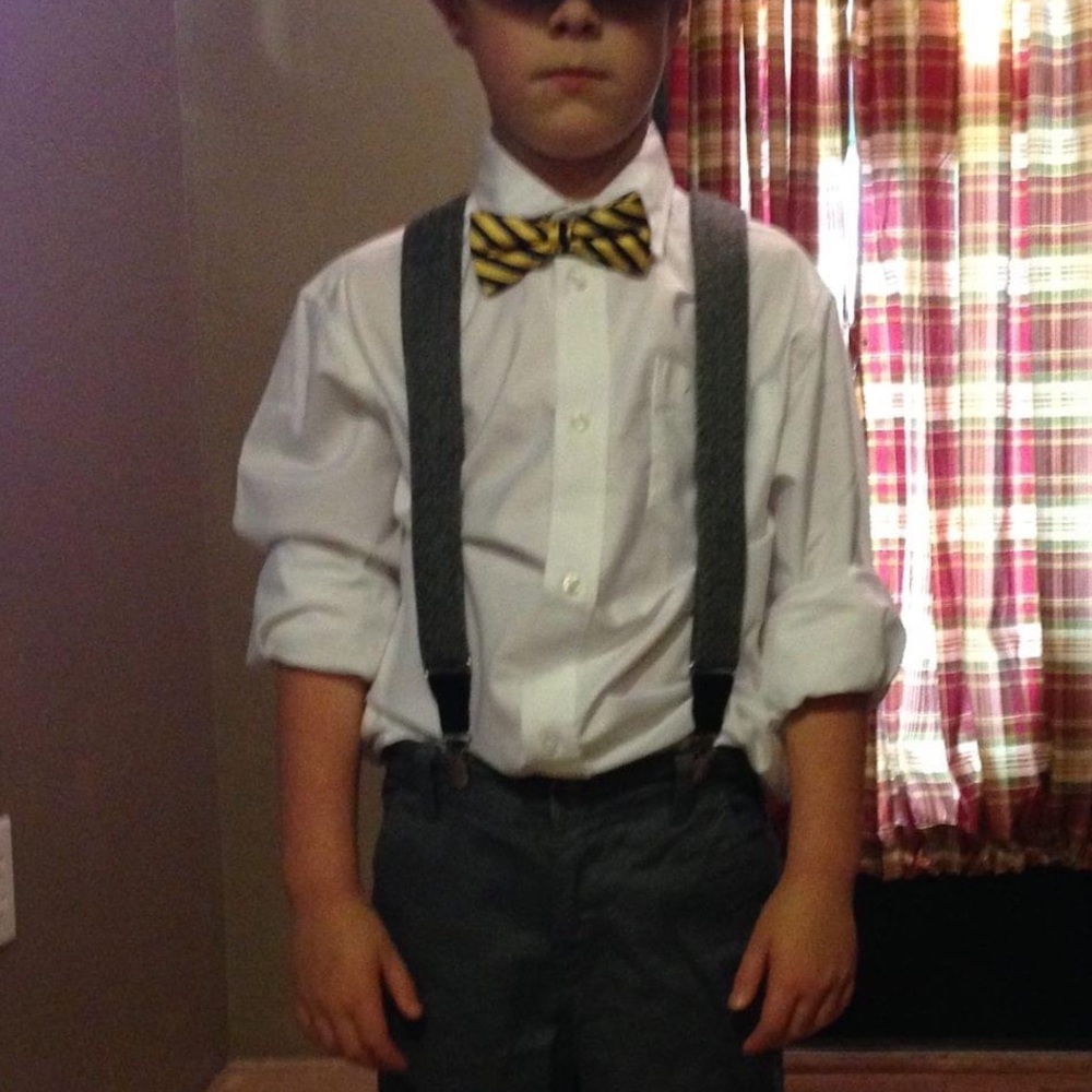 Boys suspenders.